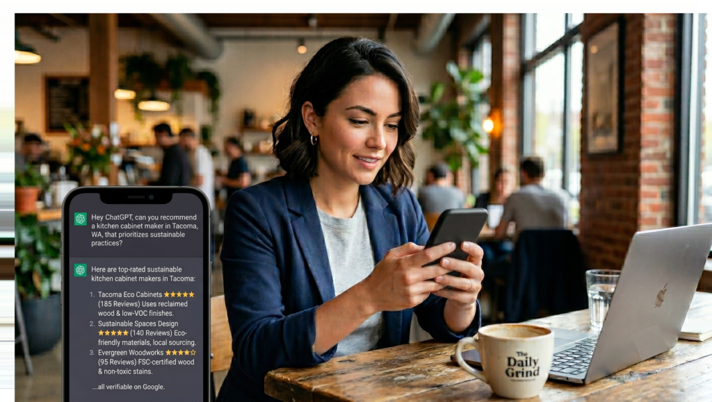 Homepage AI Search Your Page First building a story that people remember